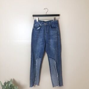 [Fashion Nova] High Waist Distressed Skinny Jeans